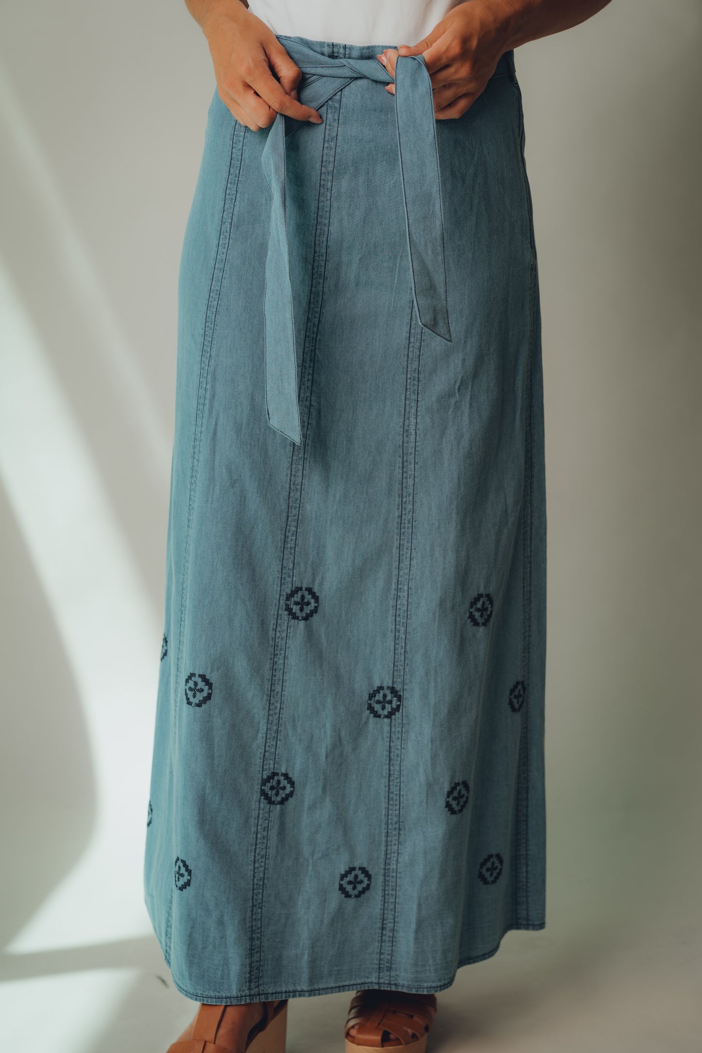 Falda Jane - Falda denim cinturón