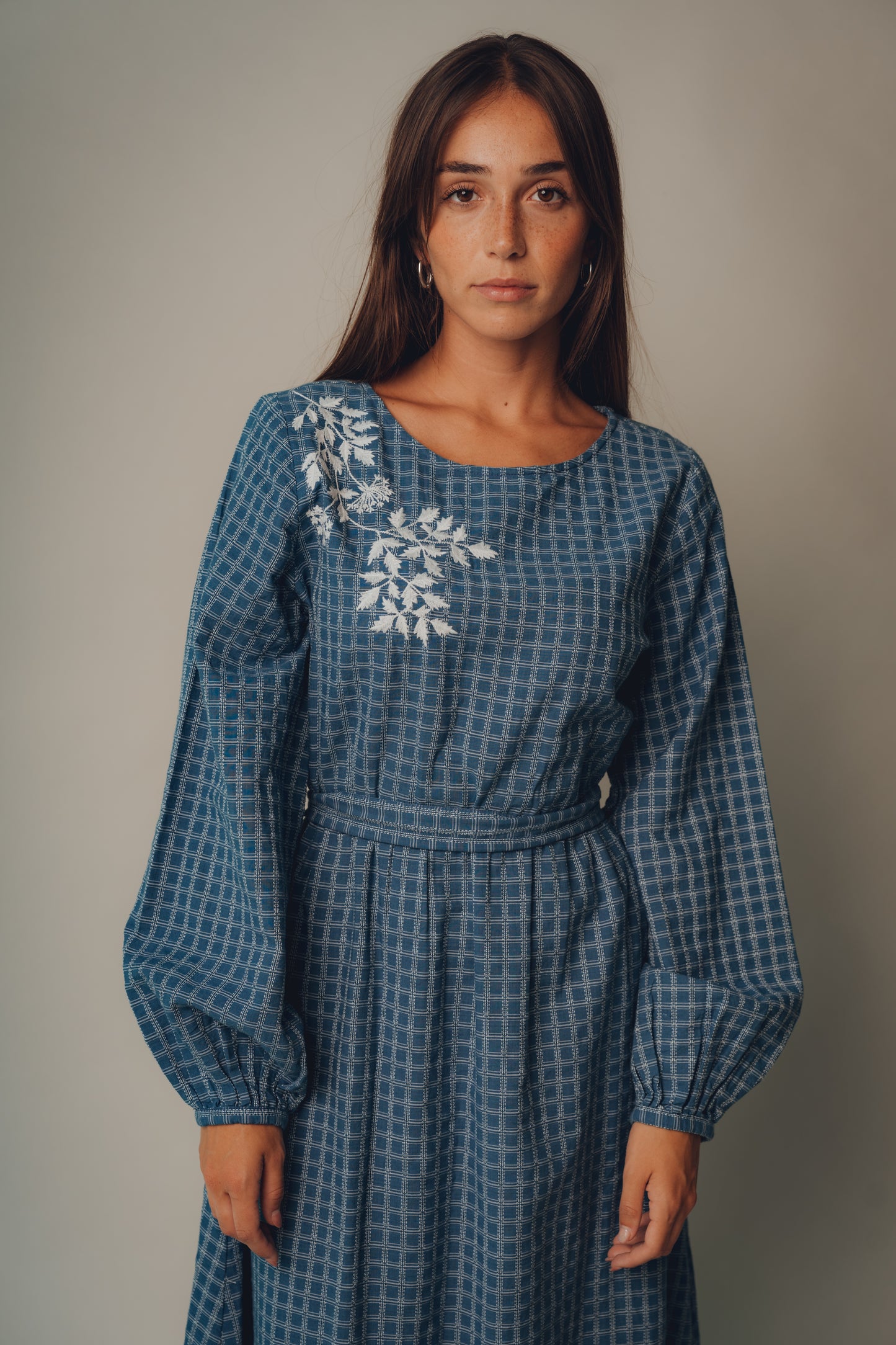 Vestido Harvest - Vestido estampados cinturón