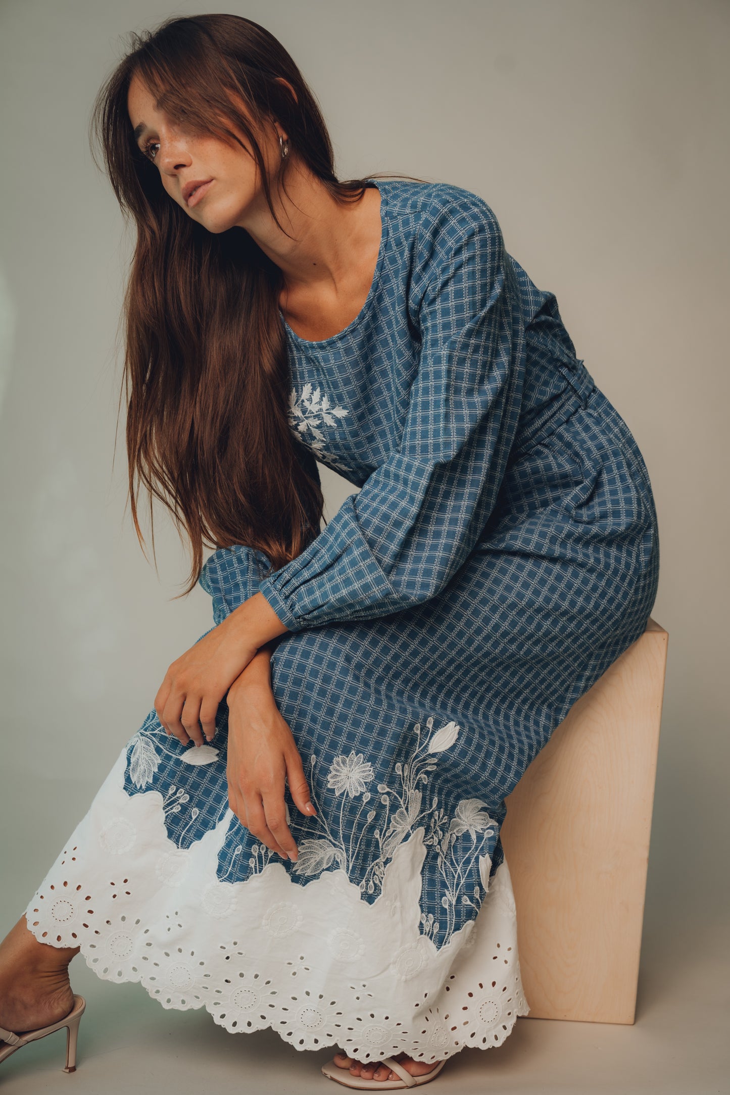 Vestido Harvest - Vestido estampados cinturón