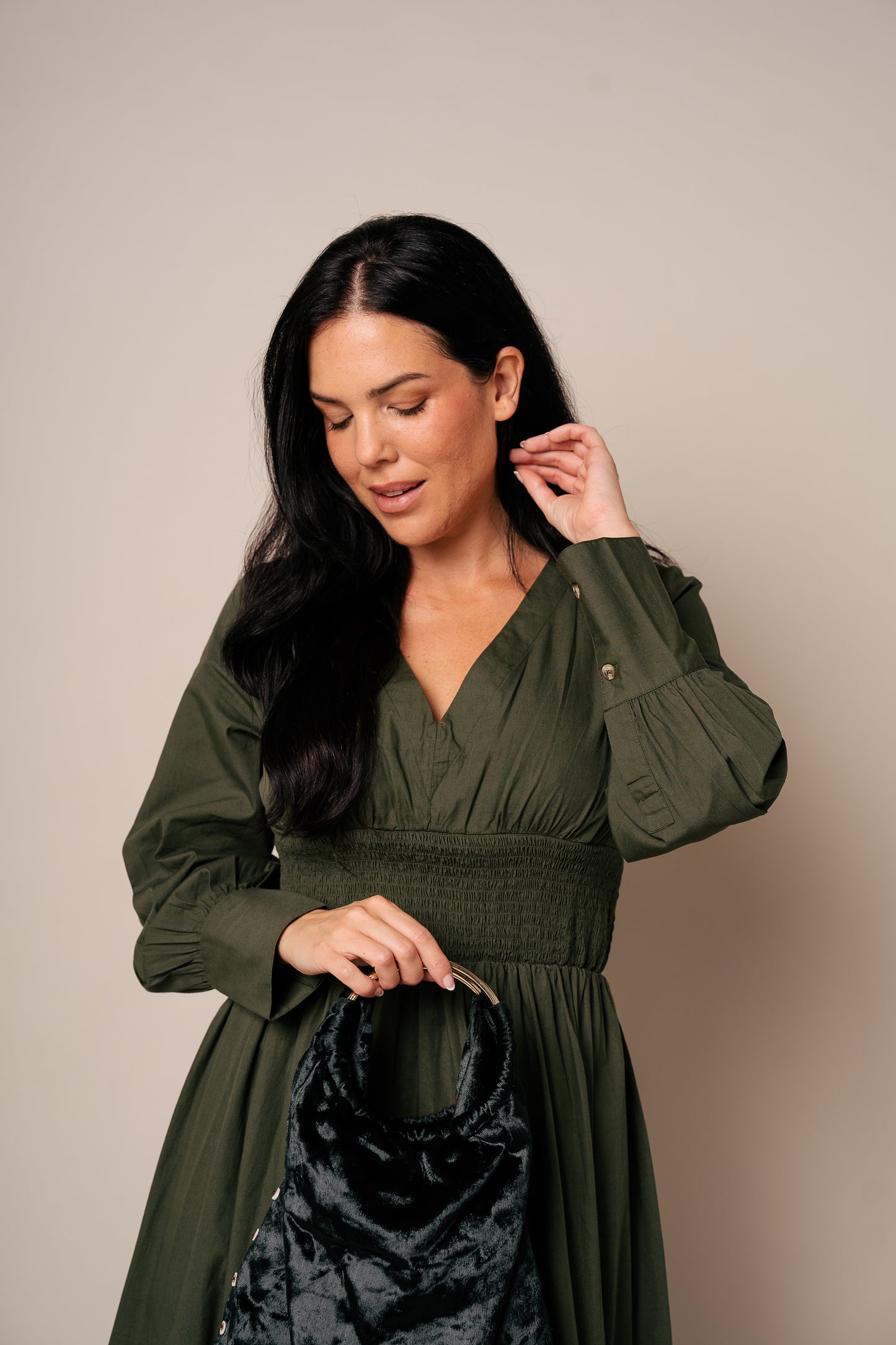 Vestido Clásico Largo- Verde