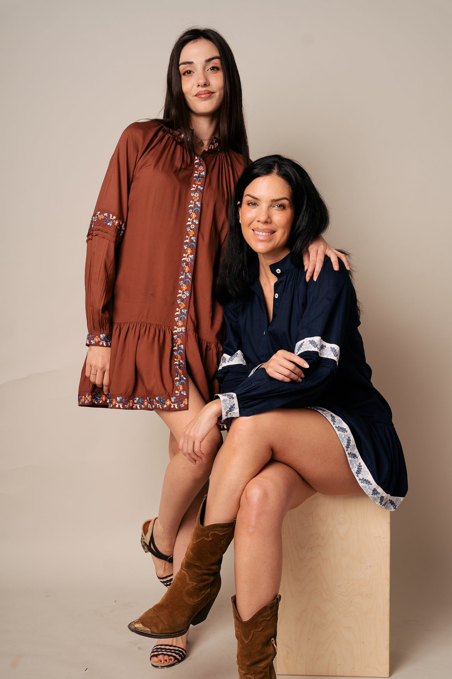 Vestido Corto- Cinnamon