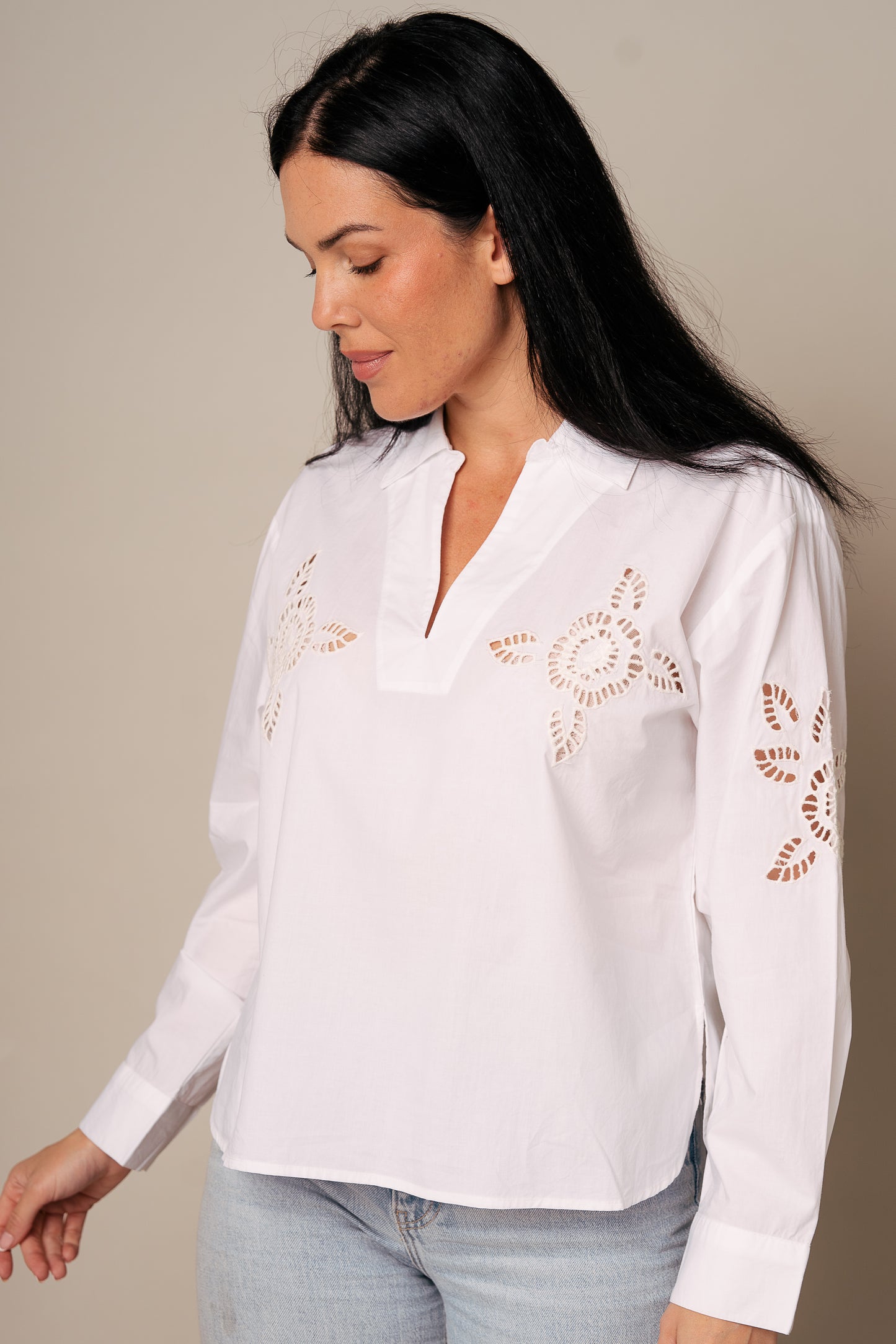 Blusa Clásico- Blanca