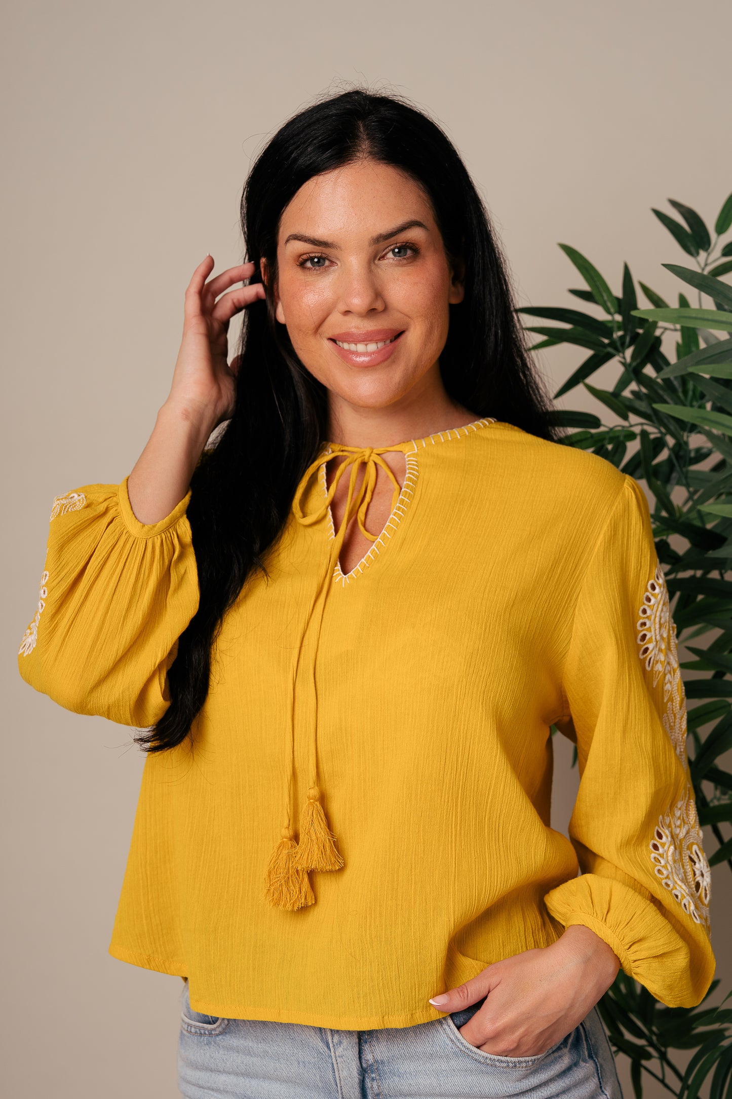 Blusa Scotch- Amarillo