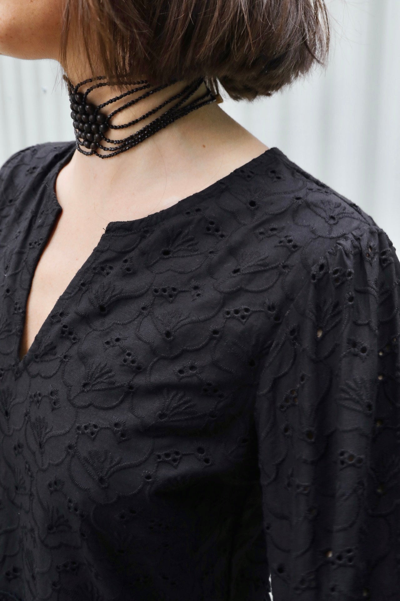 Vestido Shiffli Negro