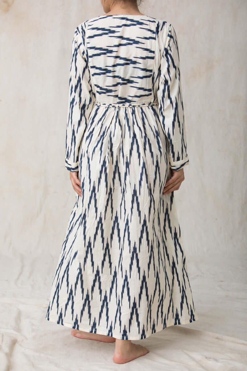 Vestido Ikat Azul
