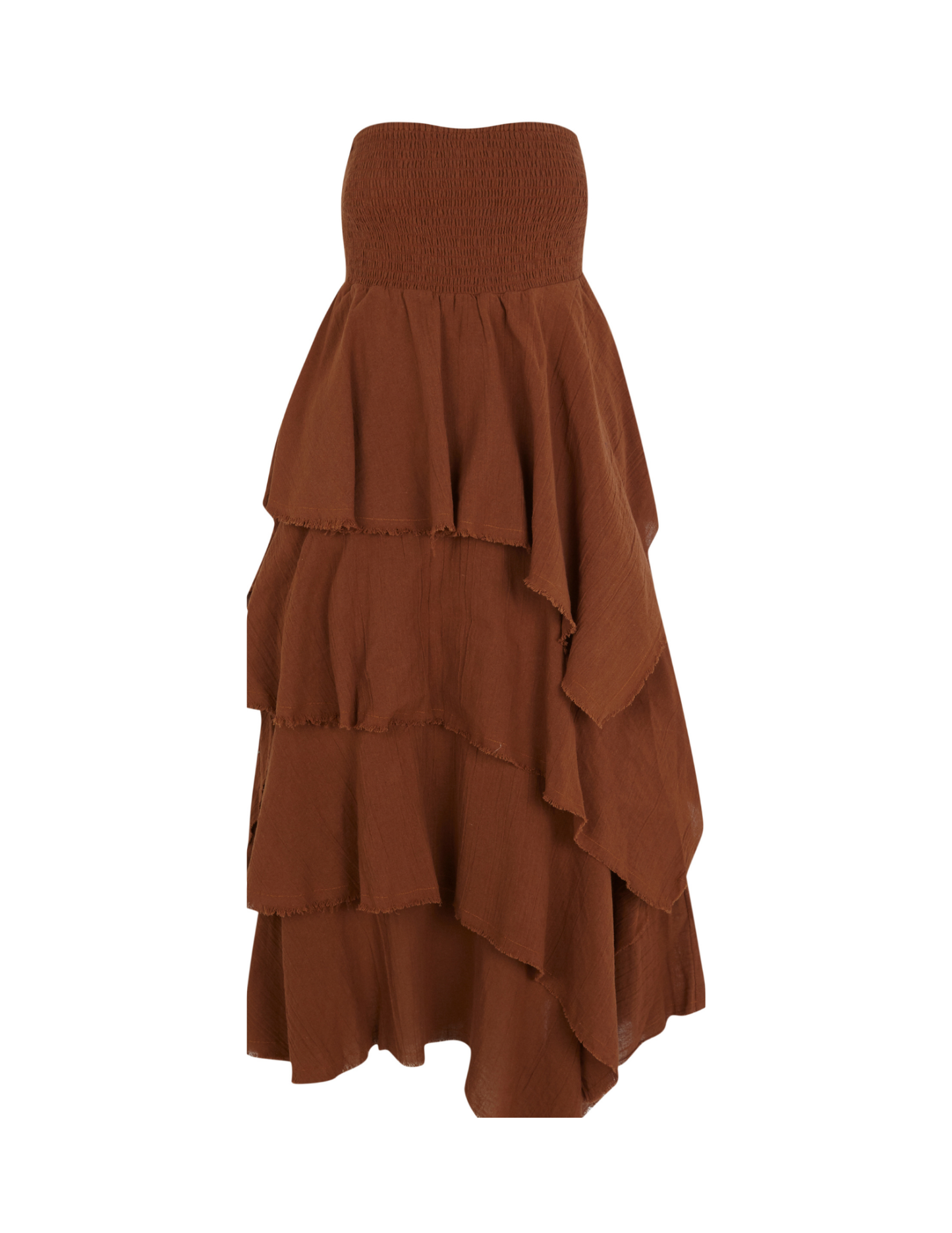 Menorca Dress- Brown