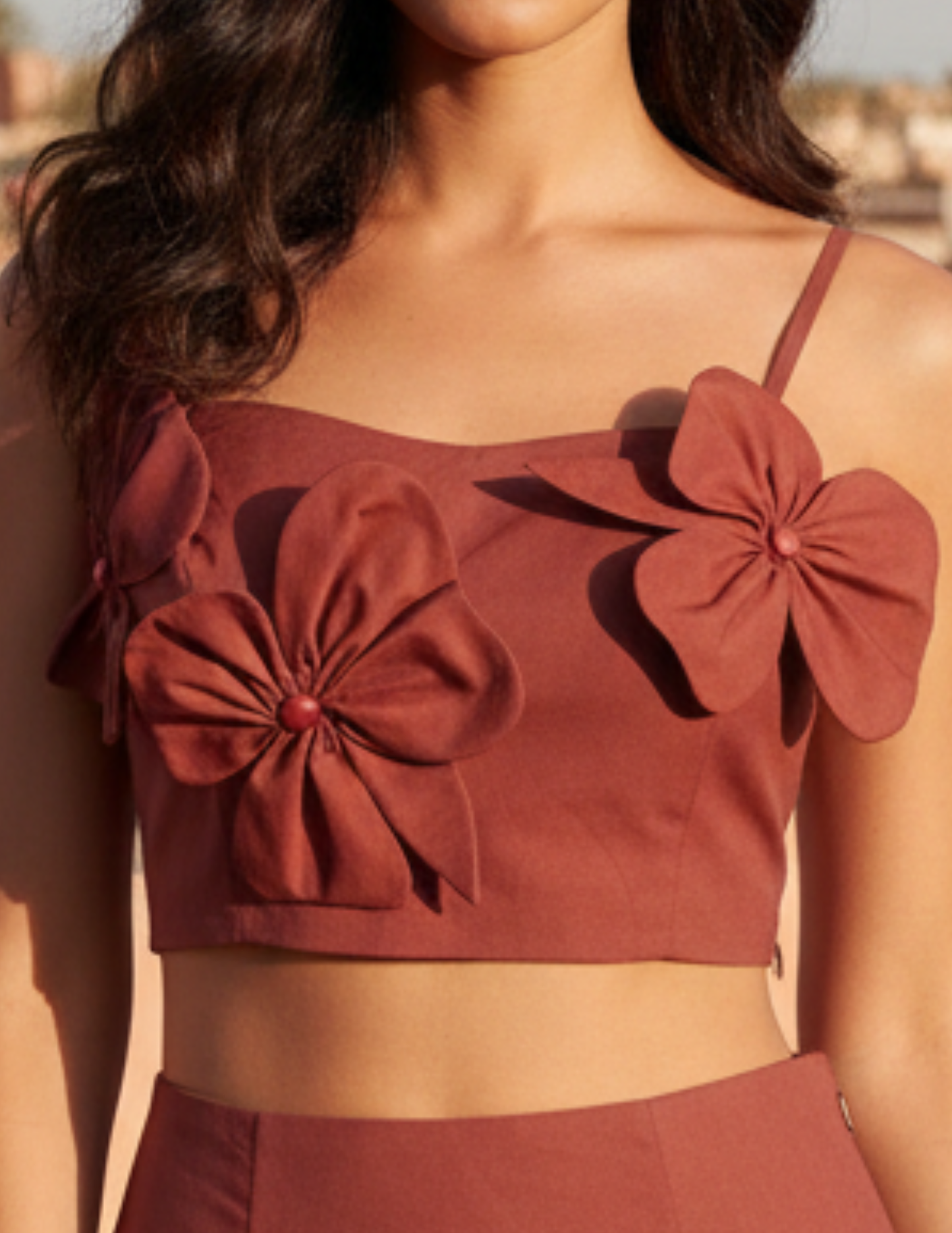 Lyon Flower Set- Burgundy