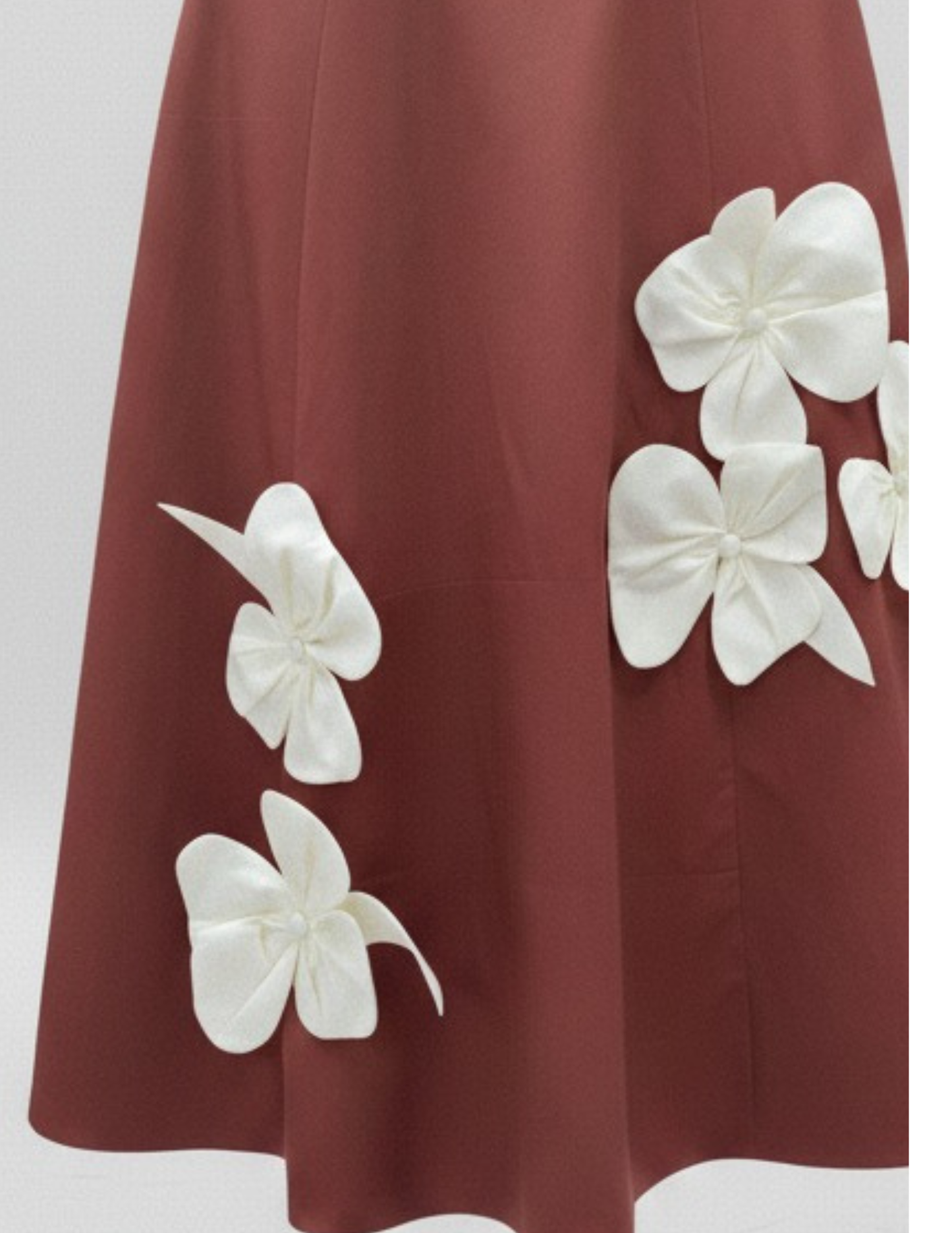 Cannes Flower Set- Burgundy White