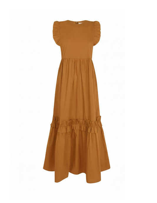 Vestido Classico III - Mostaza
