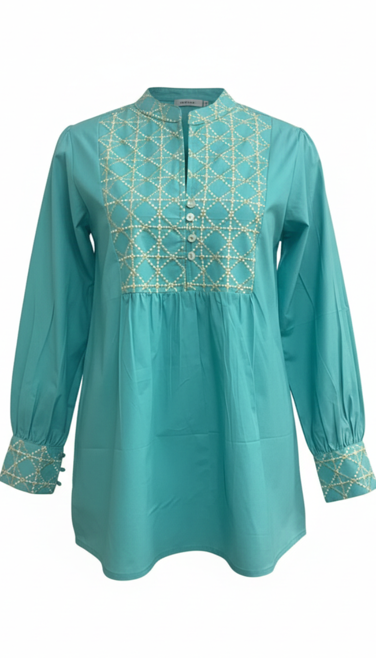 Turquesa Helen Blouse