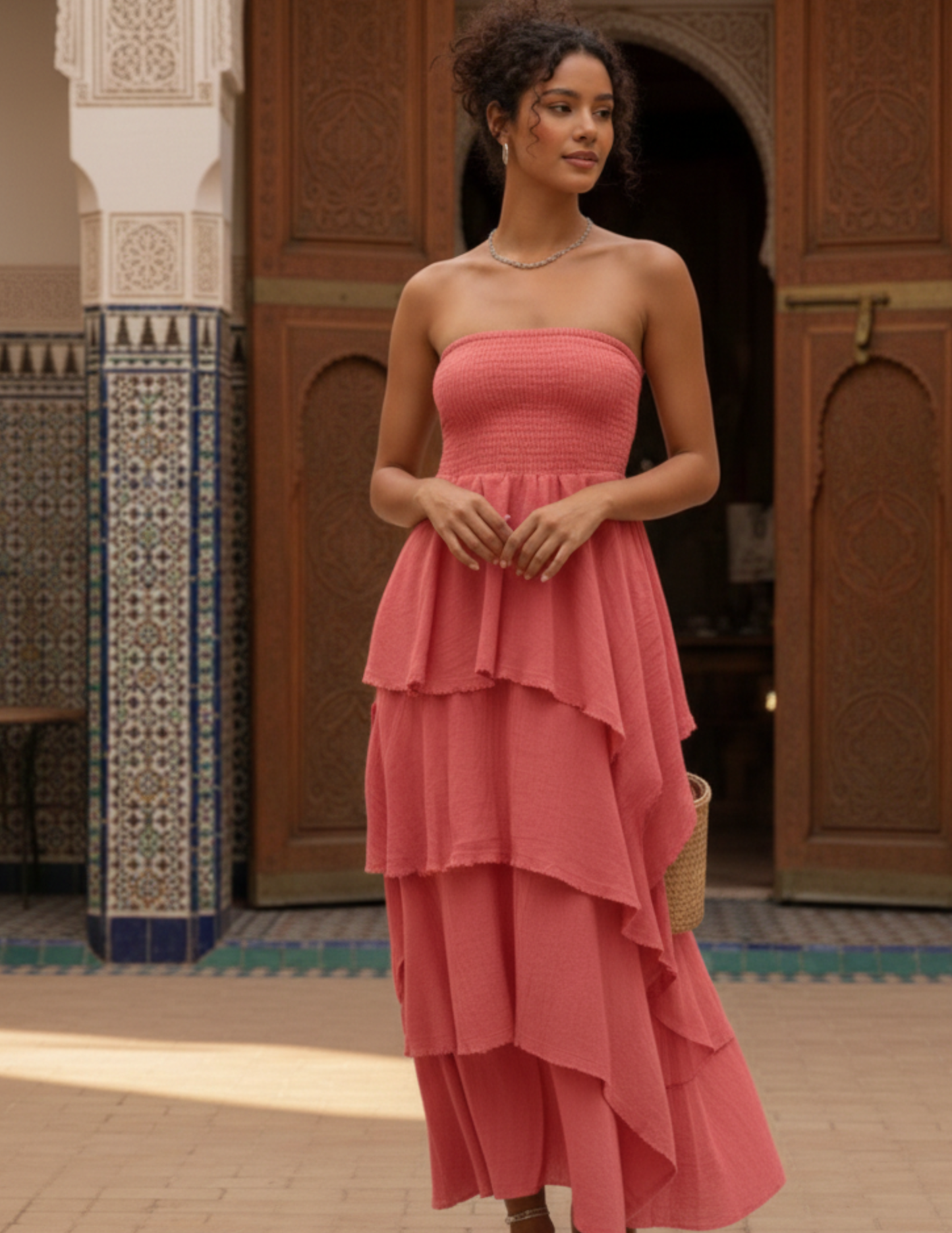Menorca Dress- Pink