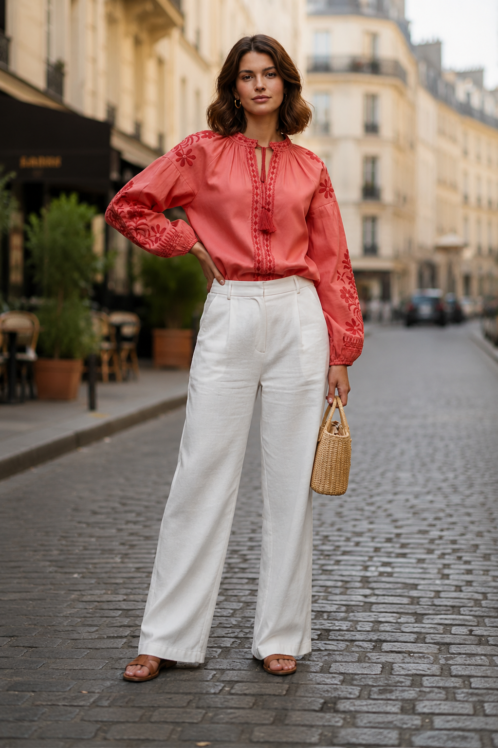 Rosa Bordada Blouse