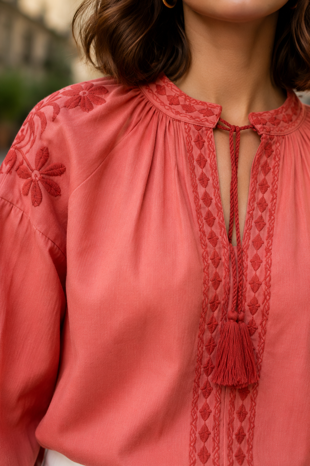 Rosa Bordada Blouse