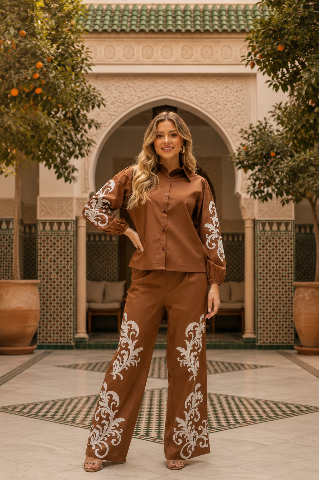 Mocha Embroidery Set