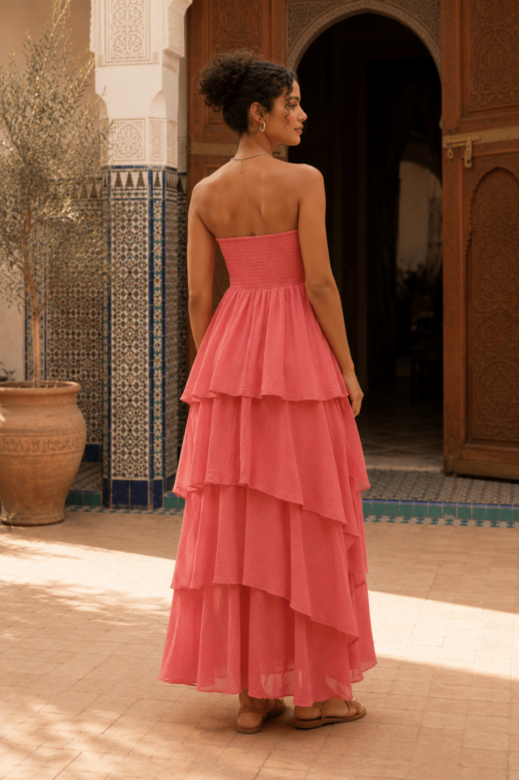 Menorca Dress- Pink